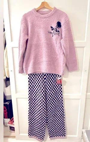Y2K Women’s loungewear Set with Rose Print thumbnail 9