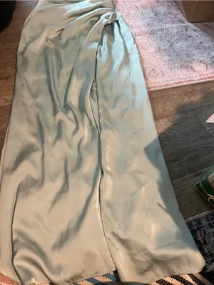 Birdy Grey Catherine Dress - Sage Green (Matte Satin) thumbnail 13