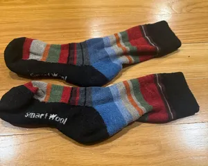 Smart wool women’s socks . Black thumbnail 1
