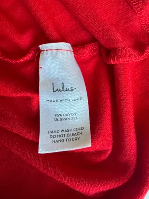 Lulus Tupelo Honey RedSleeveless Mini Dress Size Small thumbnail 7