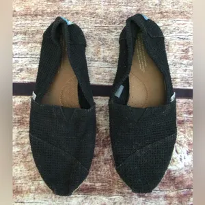 Black Toms Shoes Womens Size‎ 8.5 thumbnail 9