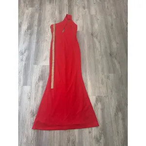 Revolve x Katie May Edgy Dress Red One Shoulder Cutout Maxi Gown‎ Dress Medium thumbnail 6