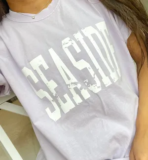 Seaside Tshirt Purple Size L thumbnail 3