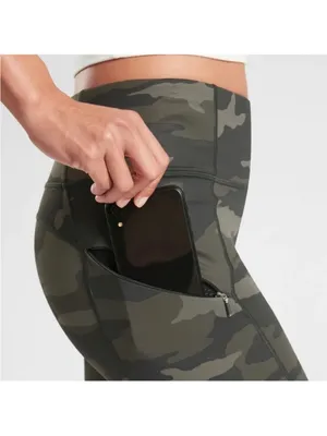 Athleta Olive Camo High-Waist Performance Leggings thumbnail 3
