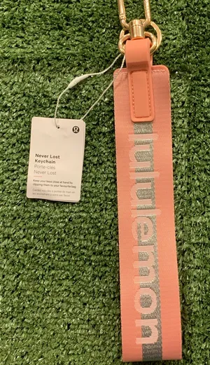 Lululemon Athletica Pink Keychain thumbnail 1