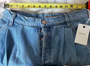 MOTHER Denim The Double Prep Fun Dip Flood Jeans  thumbnail 3