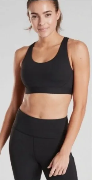 Athleta Ultimate Bra Women's Small AB Black thumbnail 1