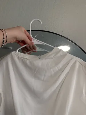 Shein white work top thumbnail 4