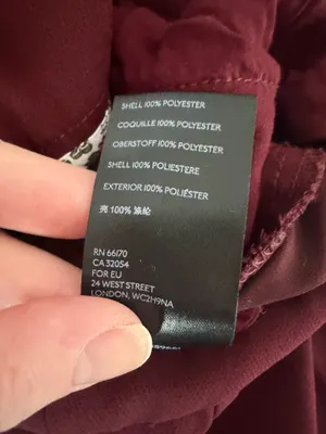 Anthropologie Sasha Button-Fly High Rise Tapered Burgundy Career Chic Trouser 2 thumbnail 9