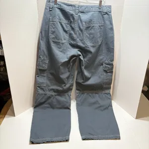 HOT TOPIC Womens Pants Sz 11 Hi Rise Carpenter Cargo Straight Punk Grunge thumbnail 5