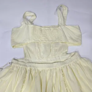 Tularosa Eleanora Embroidered Dress in Mellow Yellow Large thumbnail 12