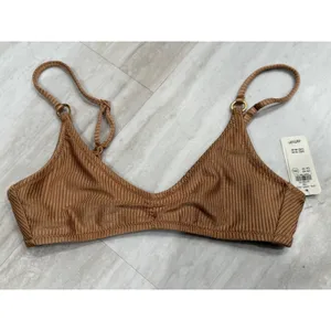 Aerie Real Good Ribbed Bikini Set Brown Mixed Size XS Top S Bottom 075-1753-5467 thumbnail 6
