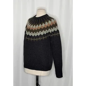 NWT!! ROYAL ROBBINS Rockcraft Merino Wool Fair Isle Crew Neck Sweater Small thumbnail 5