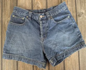BKE Size 29 Denim High Rise Blue Jean Shorts Retro Vintage Cotton Button Fly thumbnail 1