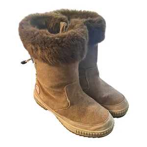 Pajar Canada Winter Boot 10 Tan Waterproof Faux Wool Suede Zip Snow Ski Gorpcore thumbnail 2