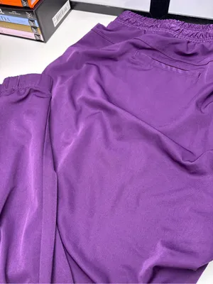 Healing Hands HH Works Women’s Renee Jogger Purple Scrub Pants EUC Size 2X thumbnail 12