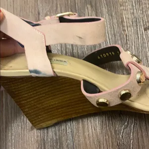 🎉HP🎉 Balenciaga Studded leather wedge sandals thumbnail 7