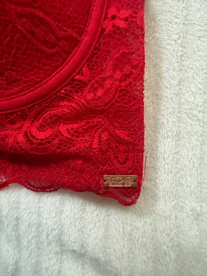 Rachel Rachel Roy Red Lace Longline Underwire Bra 38C thumbnail 4