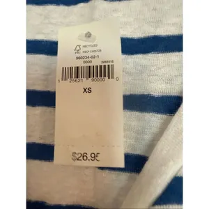 Gap NWT blue and white tshirt size xs thumbnail 3