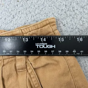 Vintage Venezia Vitale Paperbag Shorts Women 14 Tan Cotton High Waist Bermuda thumbnail 6