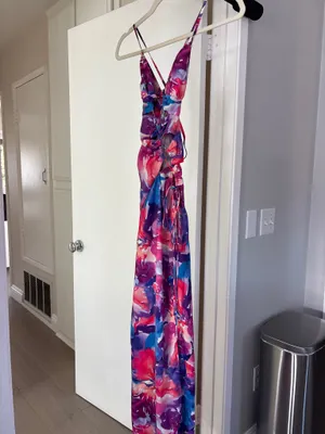 For Love & Lemons Natasha Maxi Dress in Purple thumbnail 4