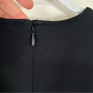 J. Crew Nadia Dress in Ponte Black Seamed Darted Size Small Office Spring thumbnail 8