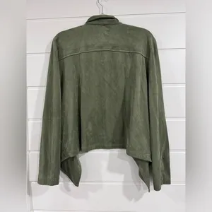 Steve Madden Faux Suede Wrap Jacket thumbnail 2