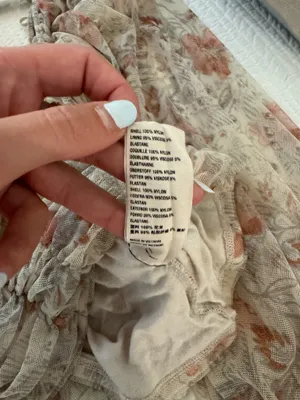 Free People cropped long sleeve top thumbnail 4
