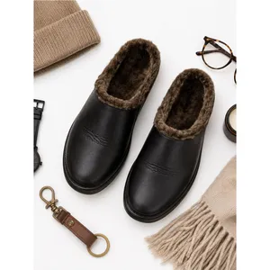 Sesto Meucci Black Leather Fur Lined Comfort Clogs Women's 6.5 NWOB Cozy Luxury thumbnail 11