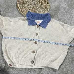 Daily Practice by Anthropologie Knit Lounge Set Sweater Cardigan & Shorts M thumbnail 13