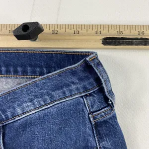 J Crew Jeans Womens‎ 27 Blue Mid-Rise Flare Crop Button Fly Stretch Denim Casual thumbnail 10