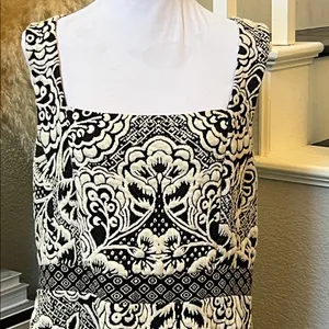 Anthropologie Ett:Twa Valery Jacquard Floral Knit Flared Mini Dress Size XL thumbnail 5