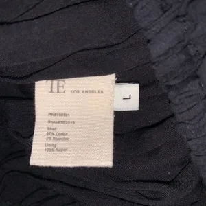 There Elsewhere crinkle Black Ruched Bubble Midi Skirt size L thumbnail 8