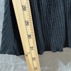 3211 | Aerie Ribbed Flare Bell Bottom Lounge Pants Black Women XL thumbnail 3