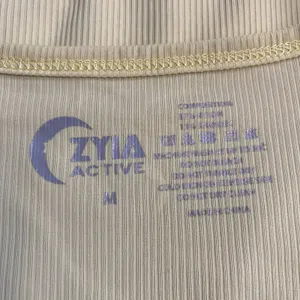 Zyla Active Micro Ribbed Tank Top Yellow Racerback‎ Athletic Summer Size Medium thumbnail 5