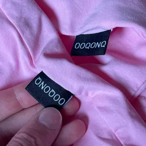 OOQONQ Women’s Pink Pajama Shorts Set Crew Neck Short Sleeve Cotton M thumbnail 4