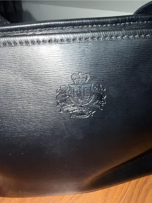 Ralph Lauren Newbury Tote black pebbled leather. thumbnail 2