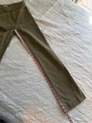 Faherty Stretch Terry Patch Pocket Pants Military Olive Green 26 thumbnail 8