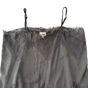 Heyson Black Lace Trim Camisole Top Womens 1XL‎ Adjustable Straps Layering Sexy thumbnail 2