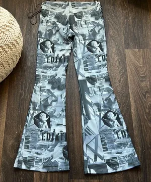 CASPER LACED FLARED PANTS thumbnail 1