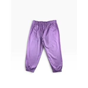 Halara Purple 100% Cotton Pleated High Waisted Jogger Pants XL Streetwear NWT thumbnail 8
