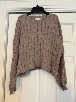 Altar’d State Mauve Sweater thumbnail 1