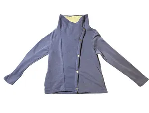 Columbia Asymmetric Sherpa Lined Fleece Jacket M Blue thumbnail 1