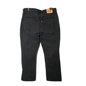 Levi's 550 Relaxed Boot Cut Women‎ 14M Black Cotton/Spandex Jeans thumbnail 4