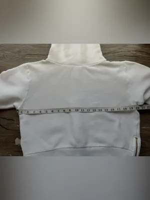 Varley “Simon” Ribbed Cotton White Sweater‎ size medium thumbnail 6