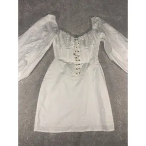 sabo skirt luxe corset vida dress Linen Cotton Xs White thumbnail 5