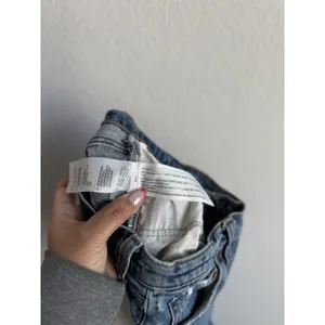 Abercrombie & Fitch Women's 24/00 Distressed The‎ Ankle Straight High Rise Jeans thumbnail 7