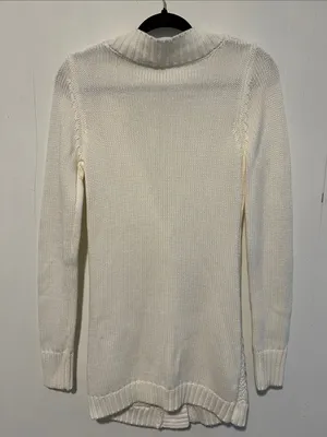 VENUS Cream Cable Knit Hooded Button-Front Cardigan Size XS 0914265 thumbnail 3