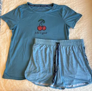 Life is Good cherry pj set  thumbnail 2