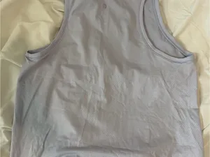 lululemon athletica Ribbed Tank in Pale Lavender thumbnail 3